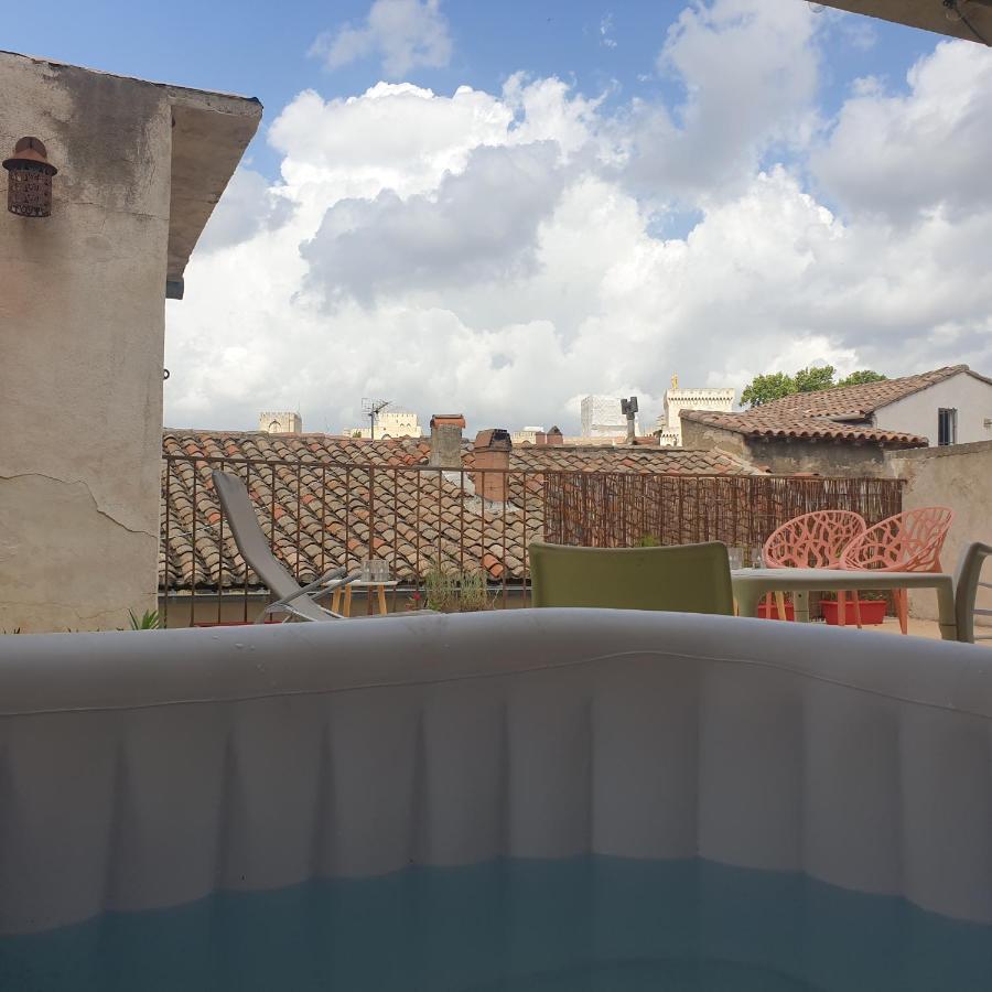 Maison Intra Muros, Terrasses Avec Vue Jaccuzzi Et Garage アヴィニョン エクステリア 写真
